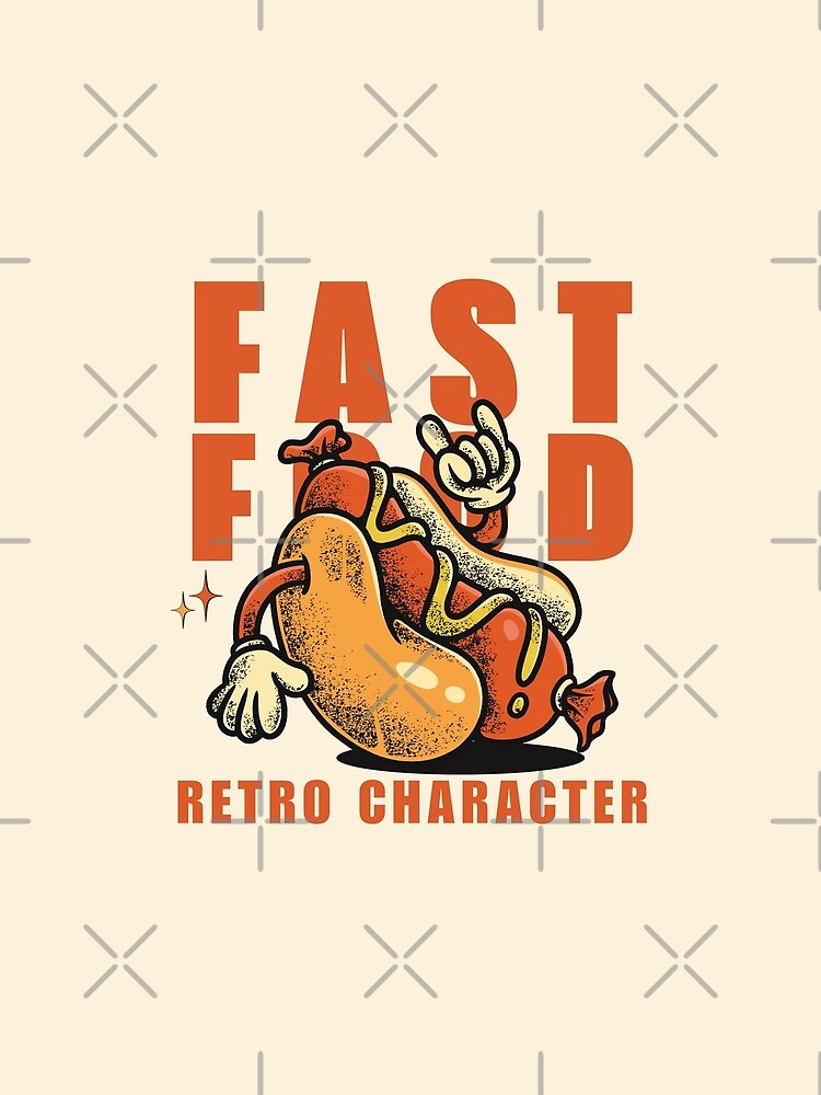 Fast food retro character by Peerless-Prime