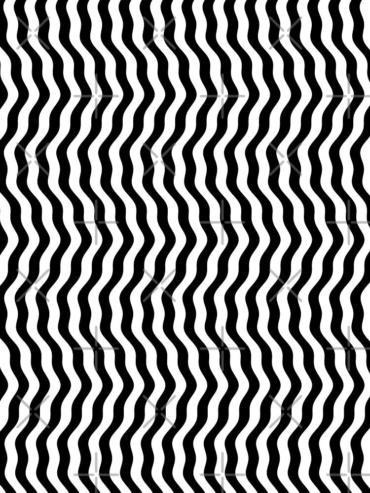 Optical Illusion Vertigo Stripes (Black/White) by hyproinc