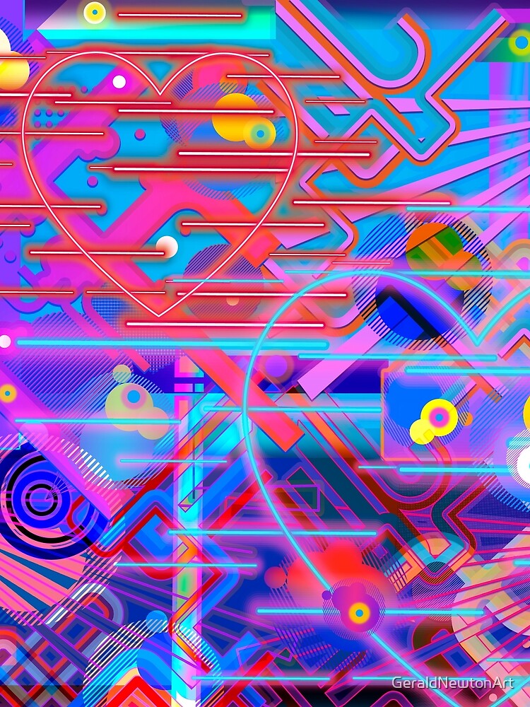 Technical Hearts Version 2 by GeraldNewtonArt
