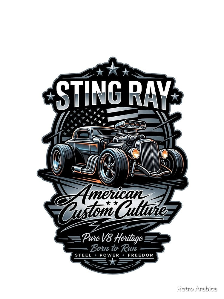 American Custom Culture Hot Rod by Retro Arabica