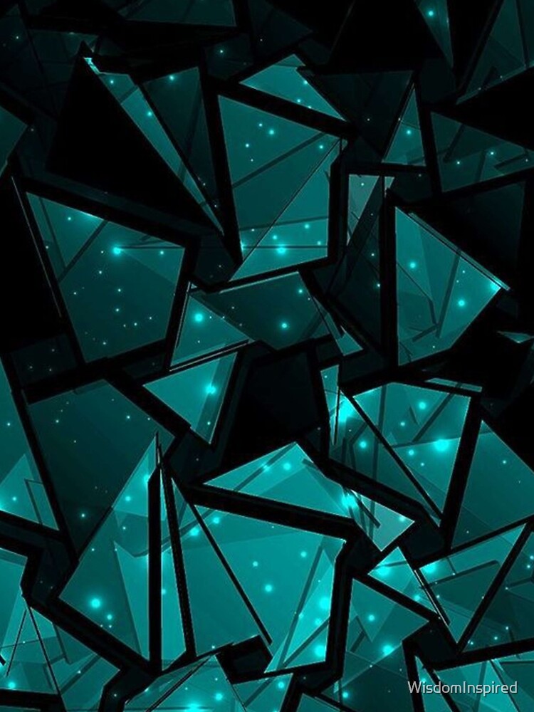 Floating Geometric Shapes by WisdomInspired