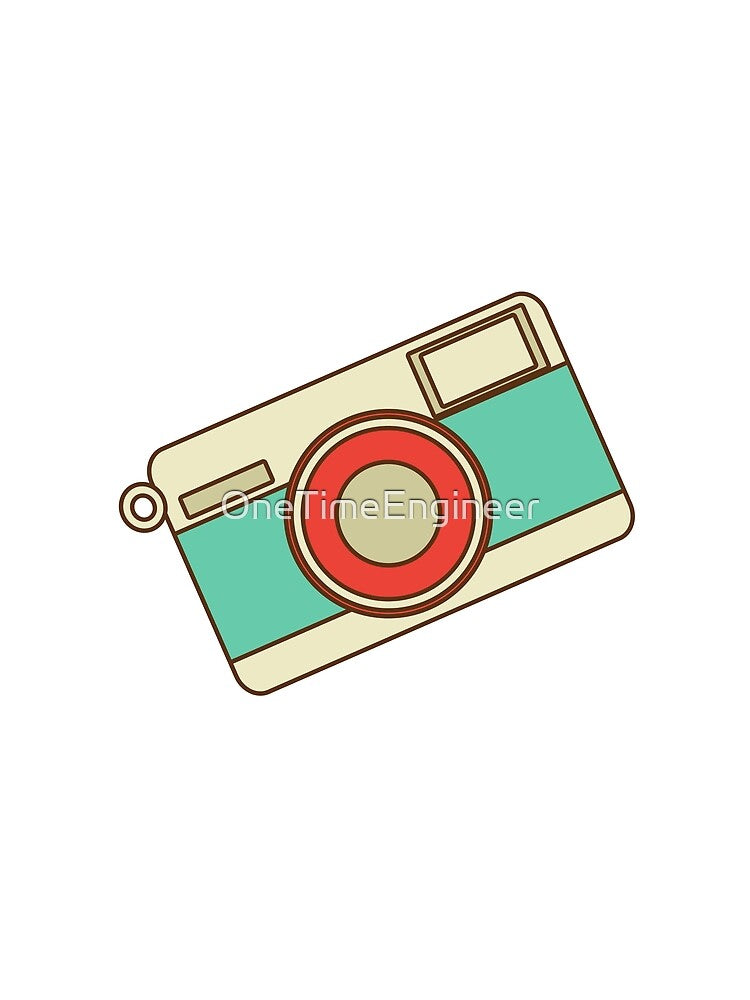 Retro Camera cartoon by OneTimeEngineer