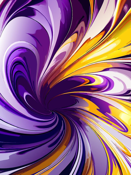 Abstract Vortex of Hues by alex-yars
