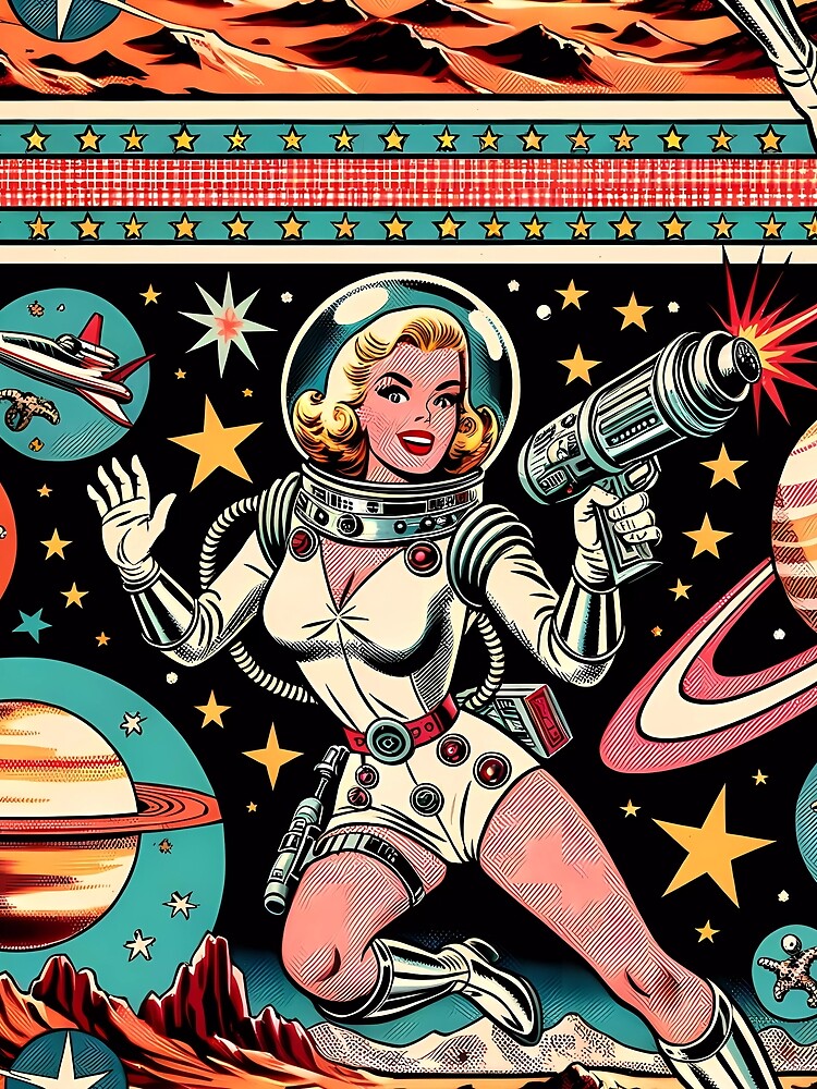 Retro Space Heroine by NeatSplash