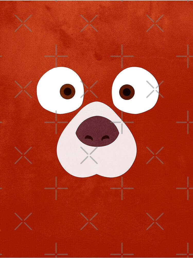 Turning Red - Minimalist Style Without Text by MismatchMedley