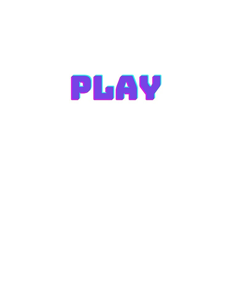 Play - retro design by mandalahaze