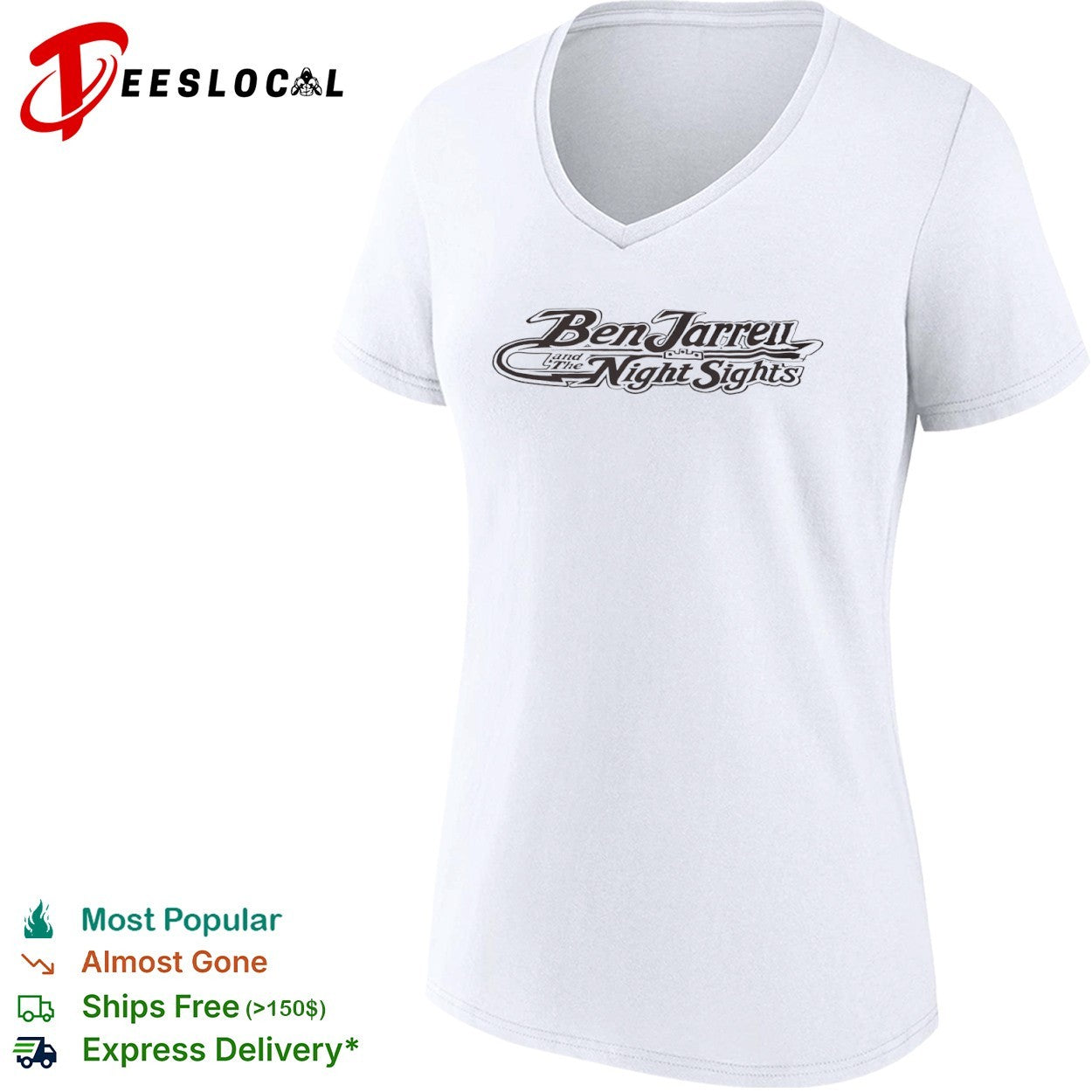 Ben Jarrell and The Night Sights Band Music shirt