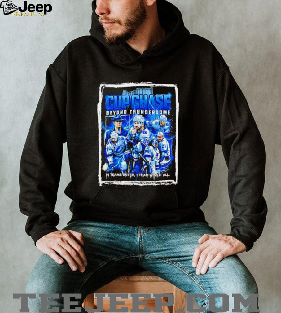 Tampa Bay Lightning Cup Chase Beyond Thunderdome Hockey Graphic T Shirt