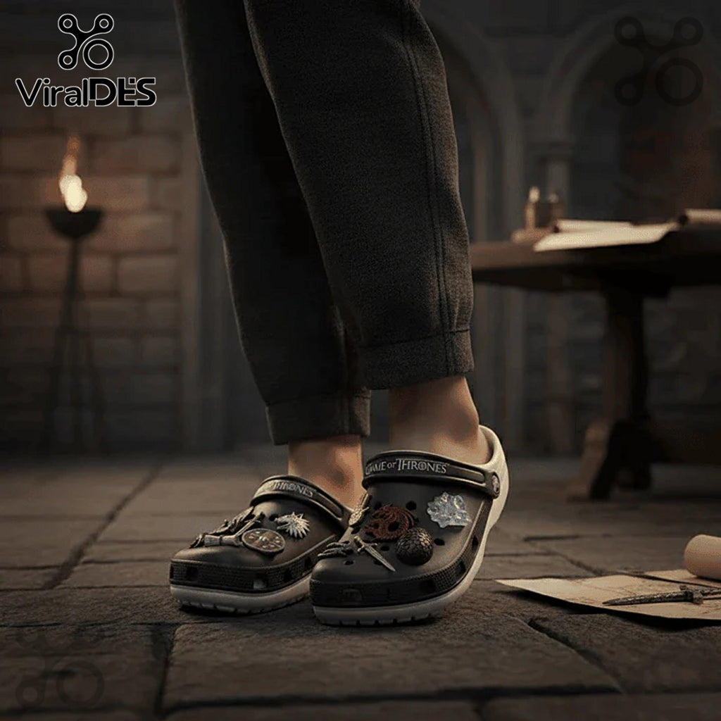 Game of Thrones Premium Crocs Clogs With Charms