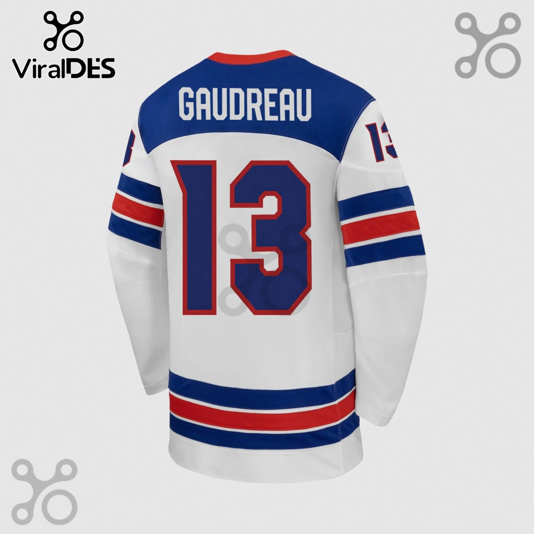 Gaudreau USA Hockey Jersey 13 – White Olympic Hockey Jersey
