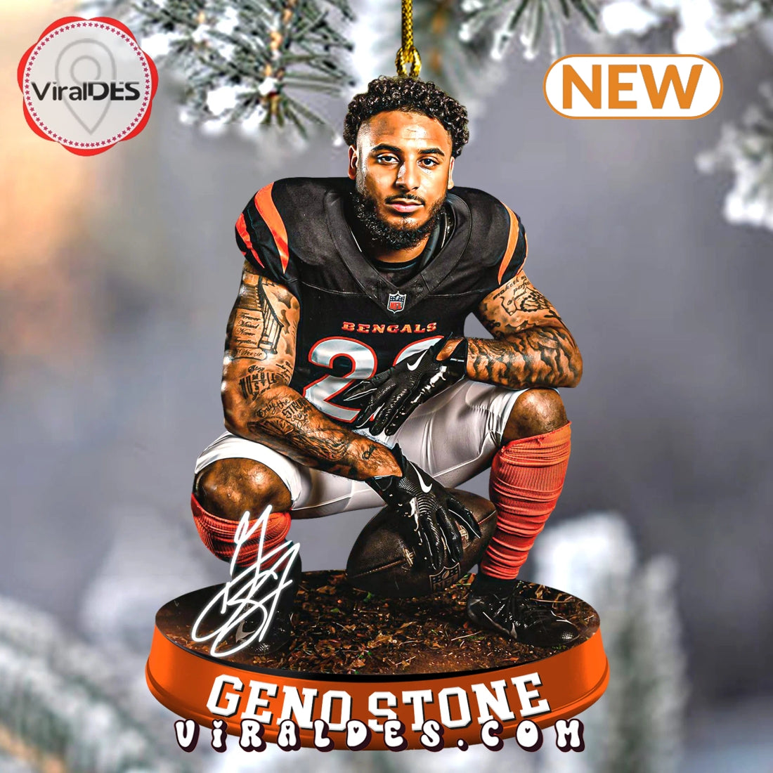 Geno Stone Signatures Ornaments
