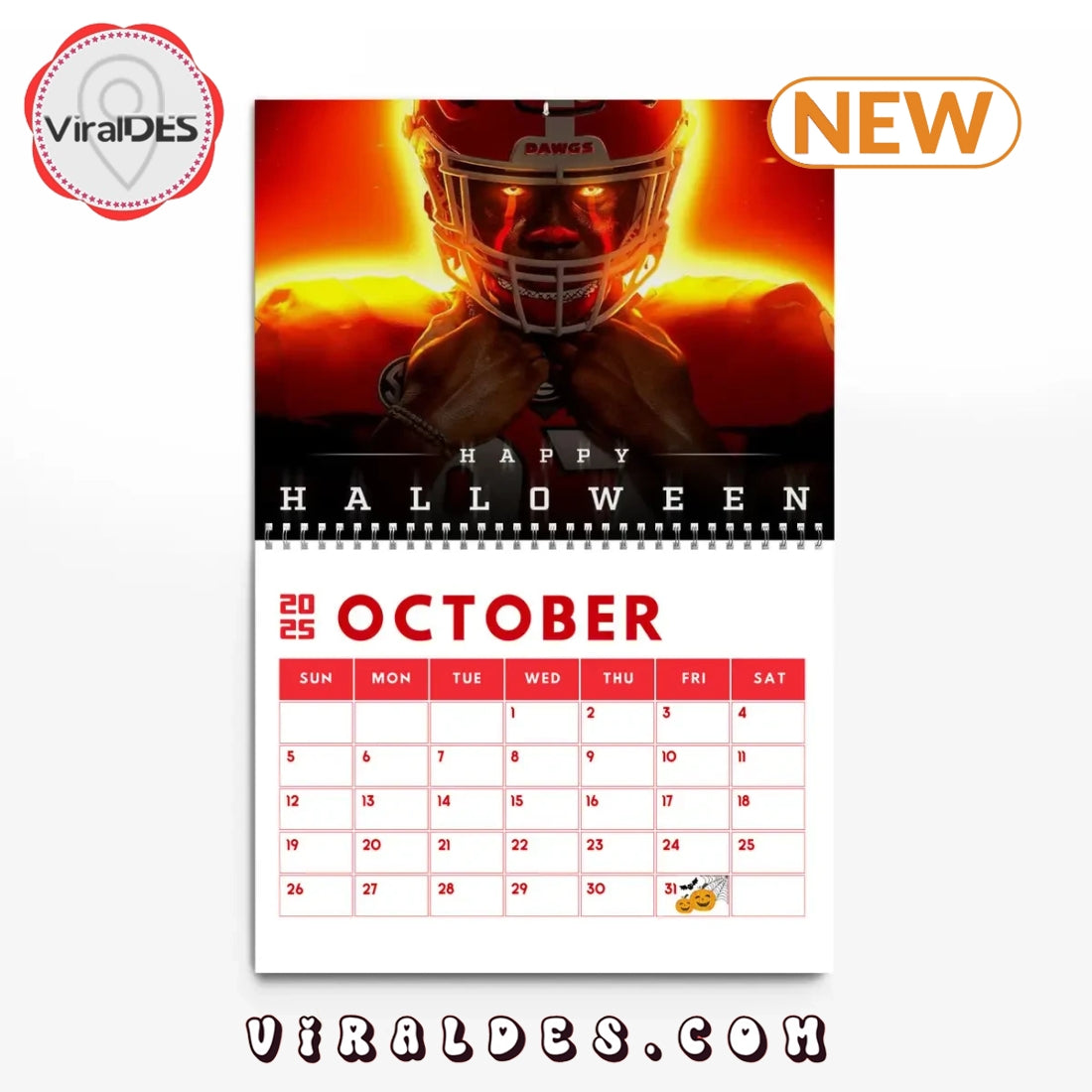 Georgia Bulldogs 2025 New Year Calendar