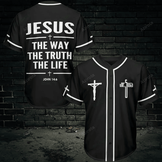 Jesus The Way The Truth The Life Baseball Jersey 421 T-Shirts, Hoodie, Sweatshirt | WearSparks.com