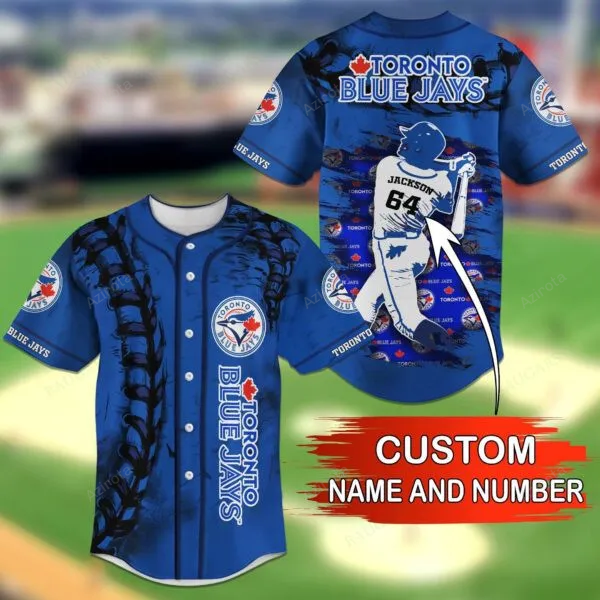 Toronto Blue Jays Personalized Baseball Jersey Bg13 T-Shirts, Hoodie, Sweatshirt | WearSparks.com