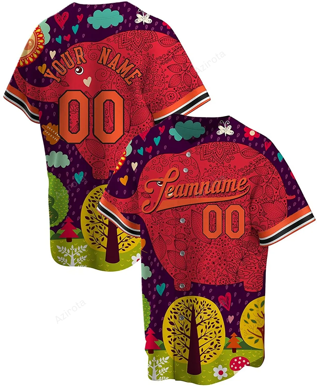 Personalized Al Plant Art Printed Name And Number Idea Gift For Fans Baseball Jersey - Zimustore
