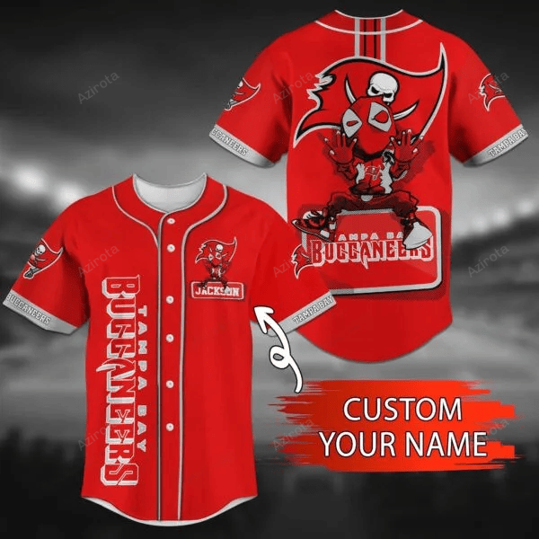 Tampa Bay Buccaneers Personalized Baseball Jersey Bg74 T-Shirts, Hoodie, Sweatshirt | WearSparks.com