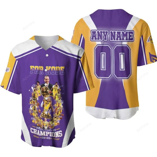 Los Angeles Lakers For Kobe 2020 Champions Legend Team Basketball Nba 3 D Designed Personalized Baseb T-Shirts, Hoodie,...