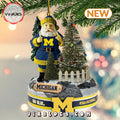 Go Blue x Michigan Wolverines Merry Christmas Ornaments