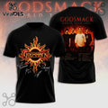 Godsmack World Tour 2026 Autographed Concert Band Tee Shirt