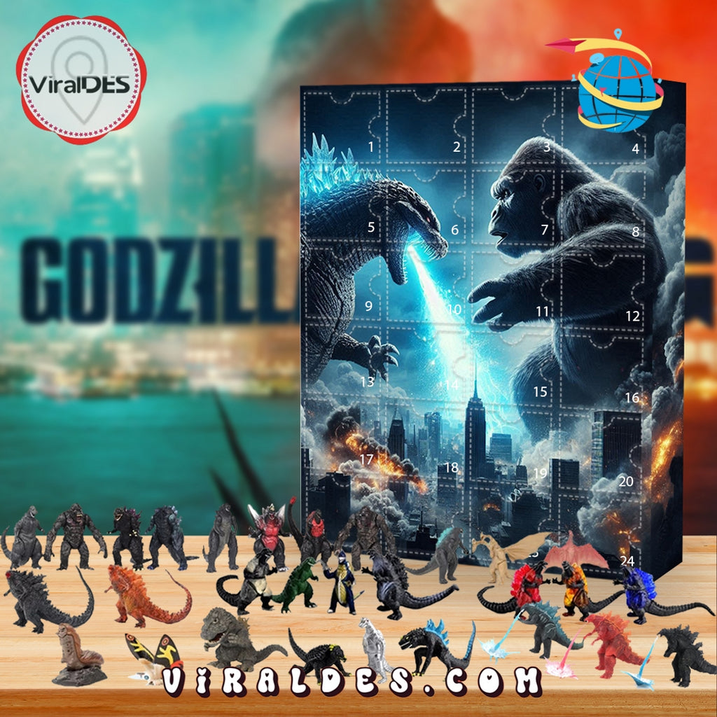 Godzilla vs. Kong Advent Calendar, 24 Gifts Are In It