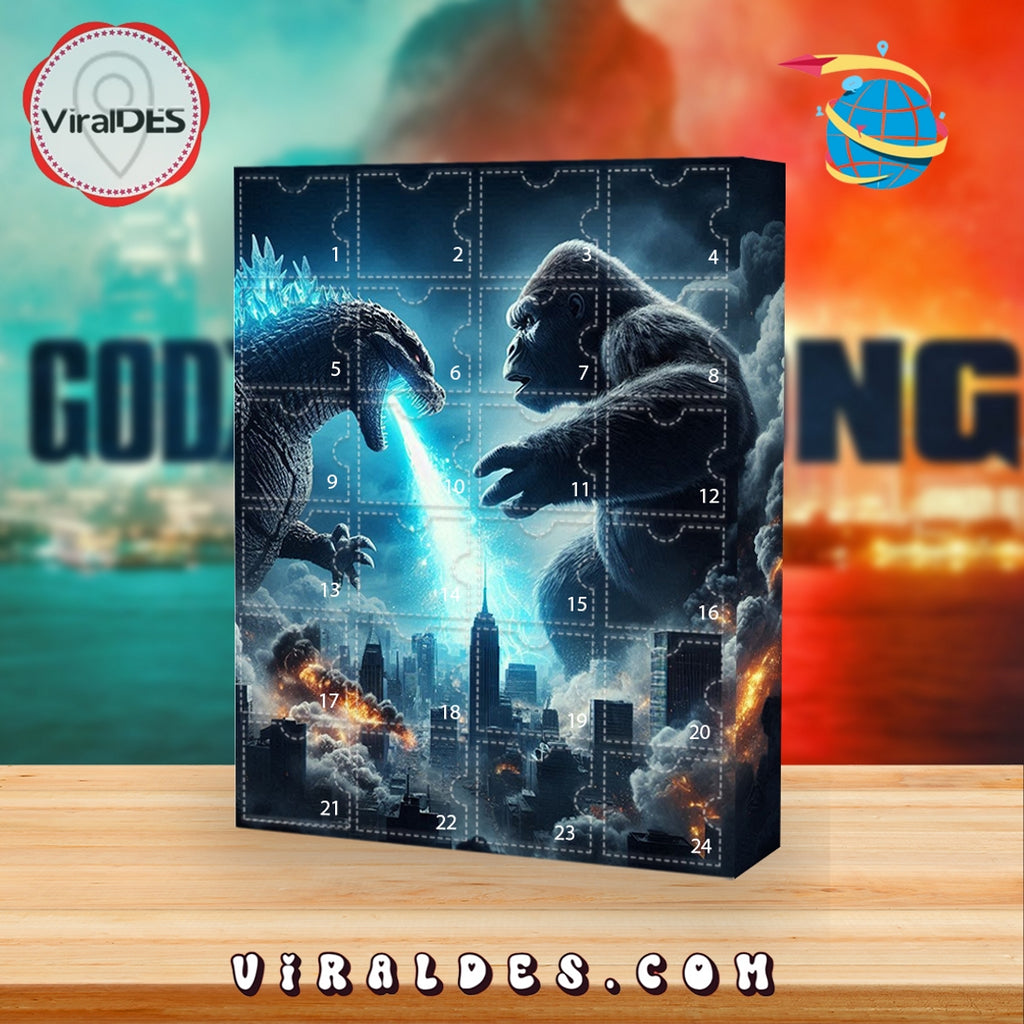 Godzilla vs. Kong Advent Calendar, 24 Gifts Are In It
