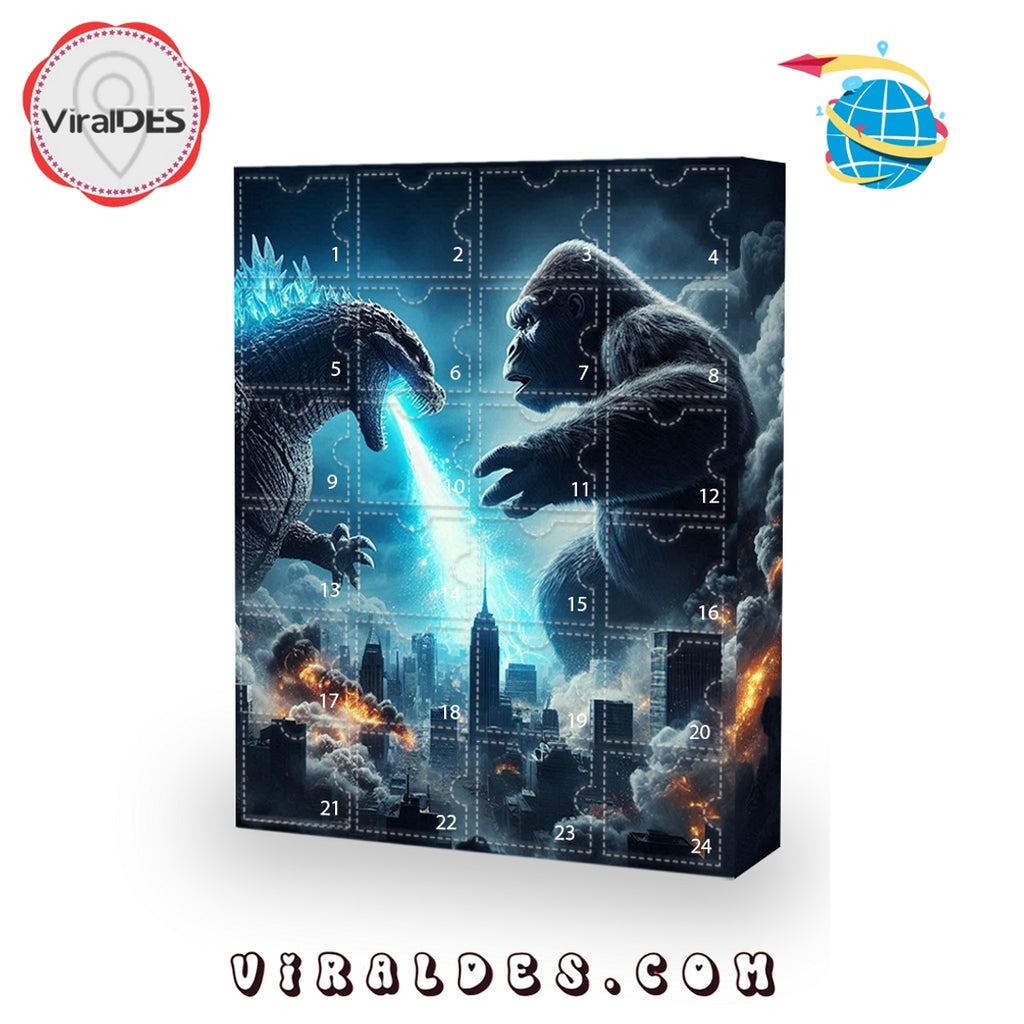 Godzilla vs. Kong Advent Calendar, 24 Gifts Are In It
