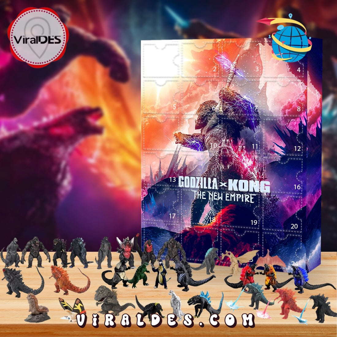 Godzilla x Kong 2025 Advent Calendar