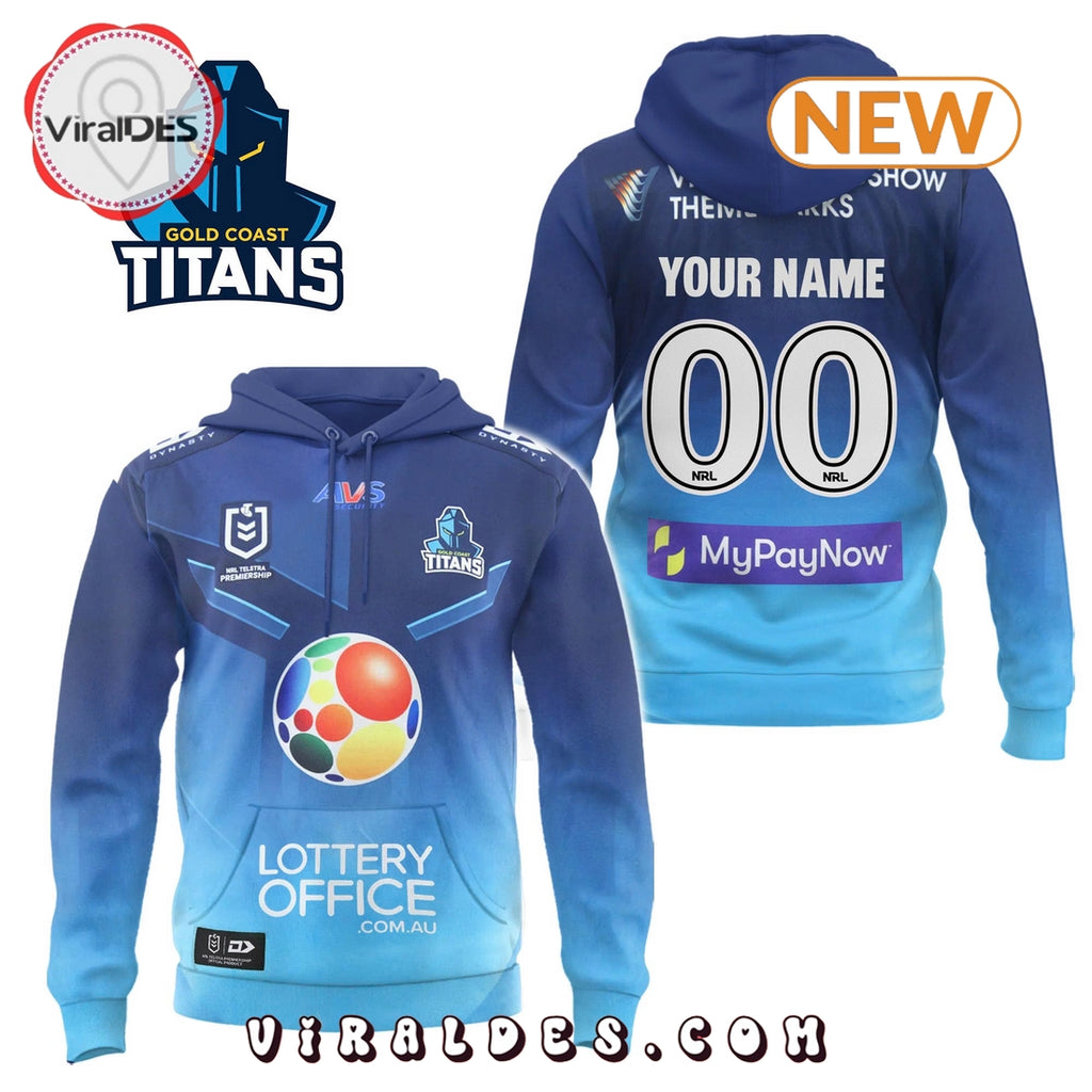 Gold Coast Titans 2025 Custom Limited Hoodie