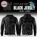 Gold Coast Titans Back In Black Old Logo Hoodie 2025