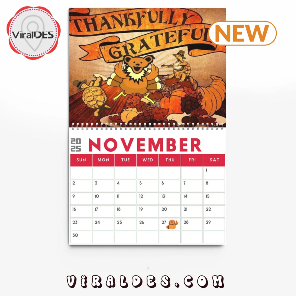 Grateful Dead 2025 New Year Calendar