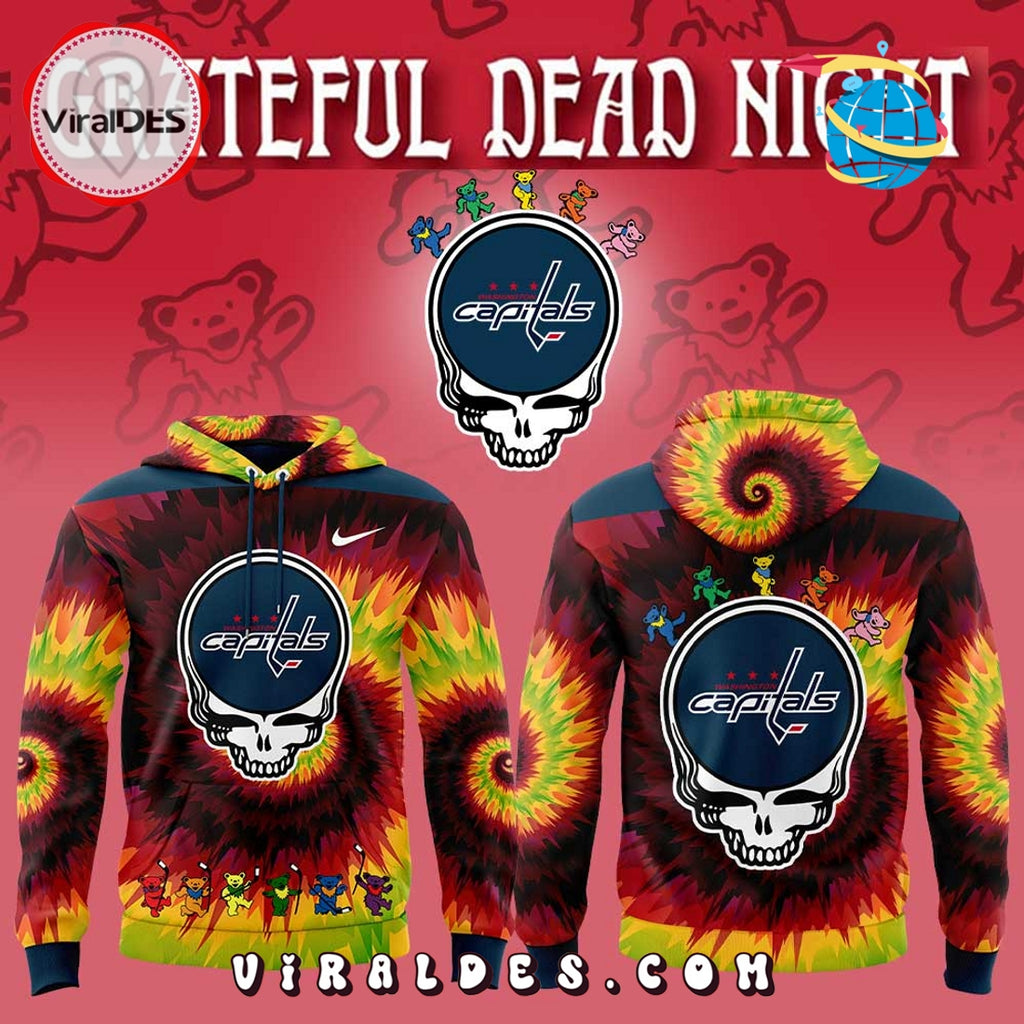 Grateful Dead Night 2025 Washington Capitals Hoodie