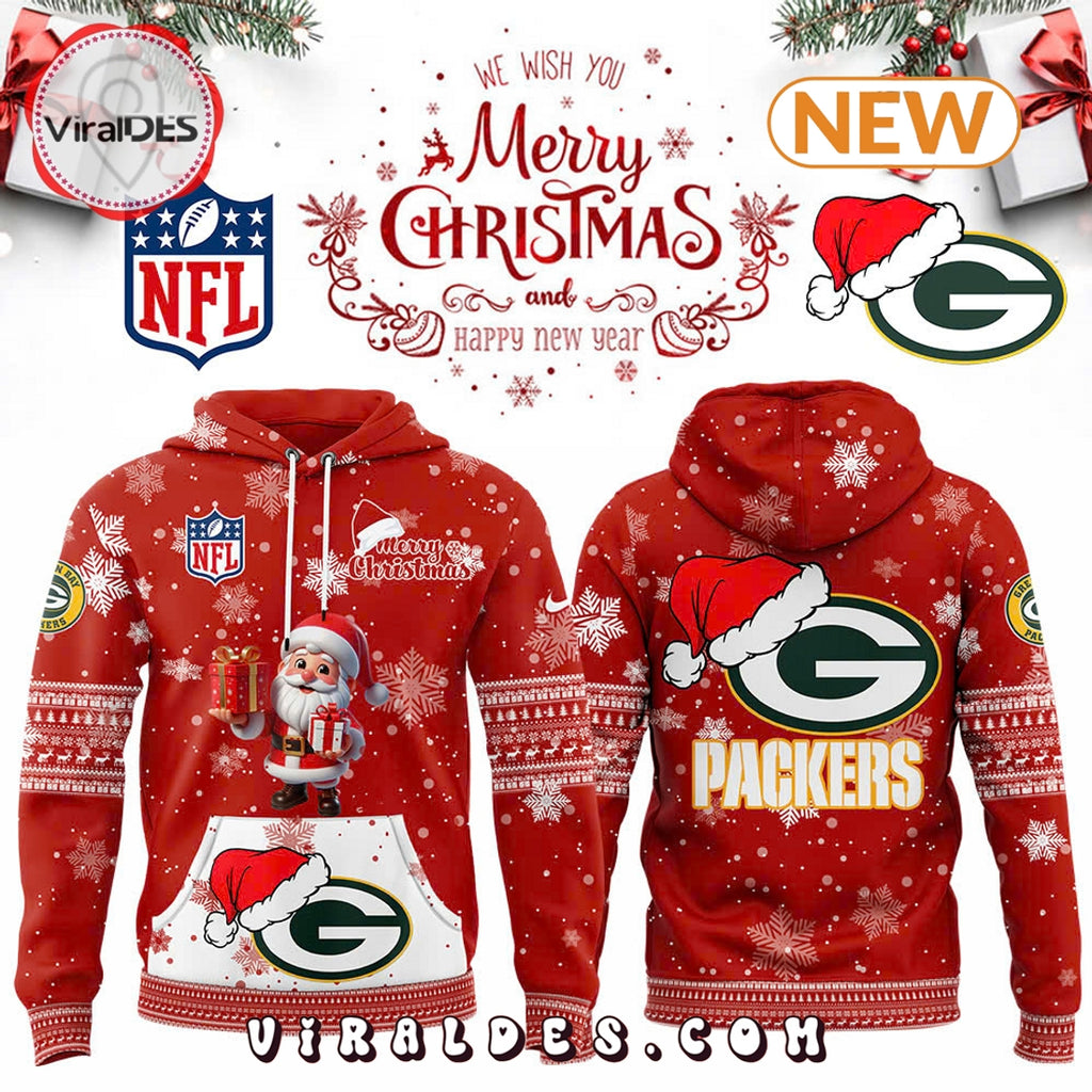 Green Bay Packers 2024 Merry Christmas Hoodie