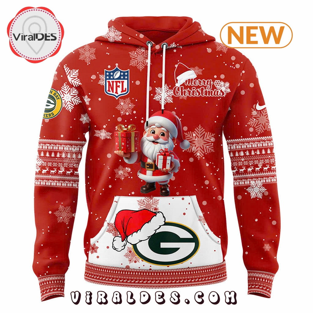 Green Bay Packers 2024 Merry Christmas Hoodie
