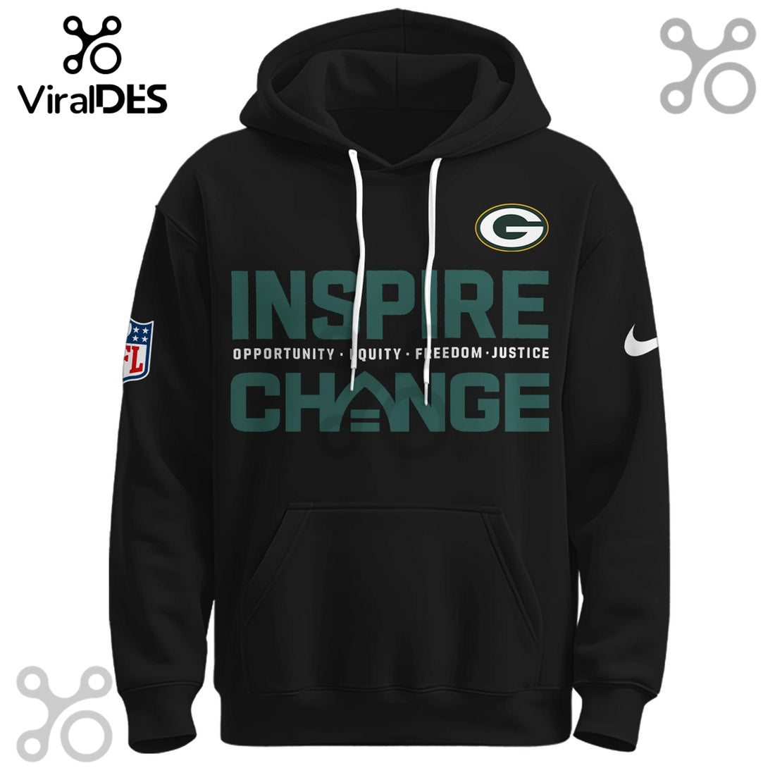 Green Bay Packers Inspire Change Limited Editions Hoodie And Joggers