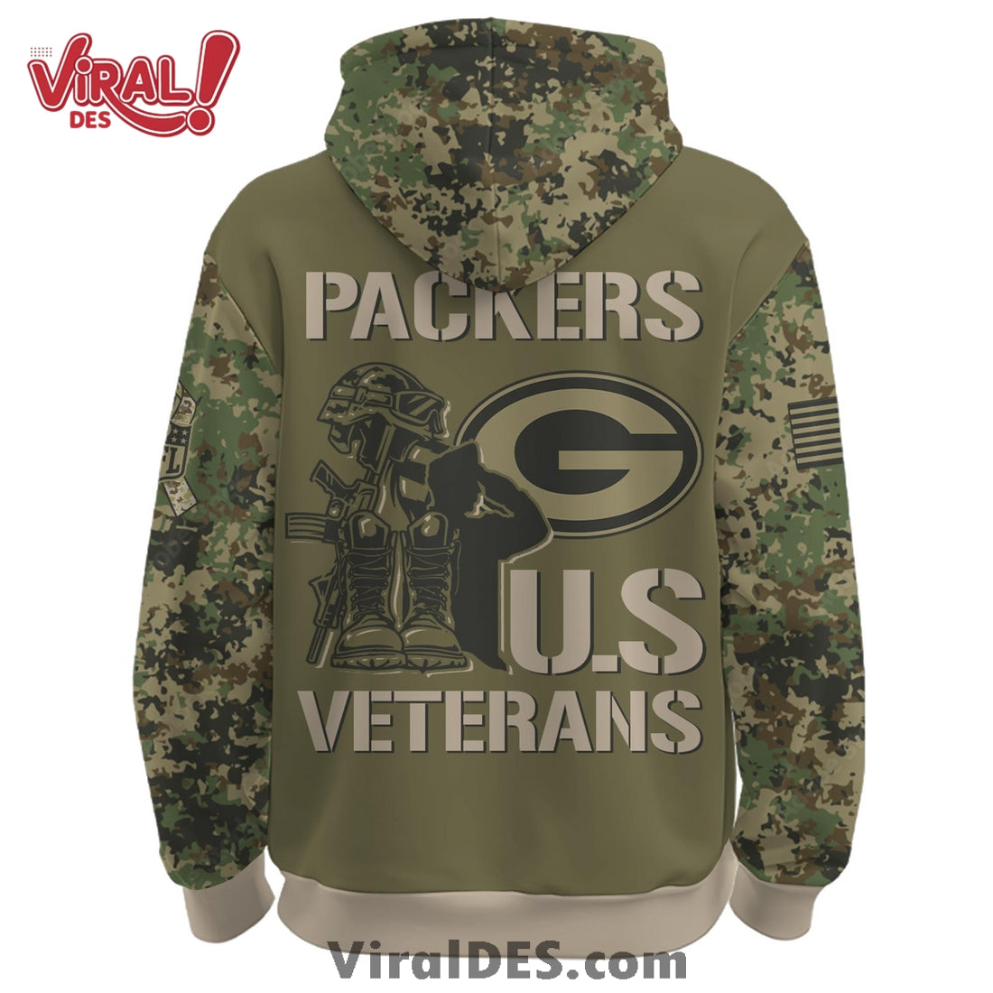 Green Bay Packers Veteran Day 2025 Hoodie Limited Edions