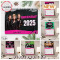 Green Day 2025 Happy New Year Calendar