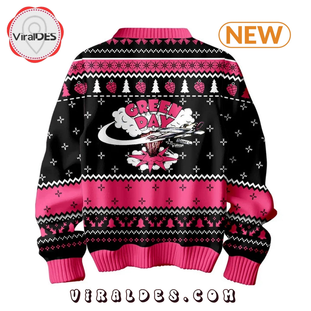 Green Day Band 2024 Christmas Ugly Sweater
