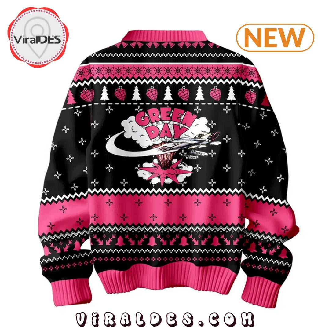 Green Day Band 2024 Christmas Ugly Sweater