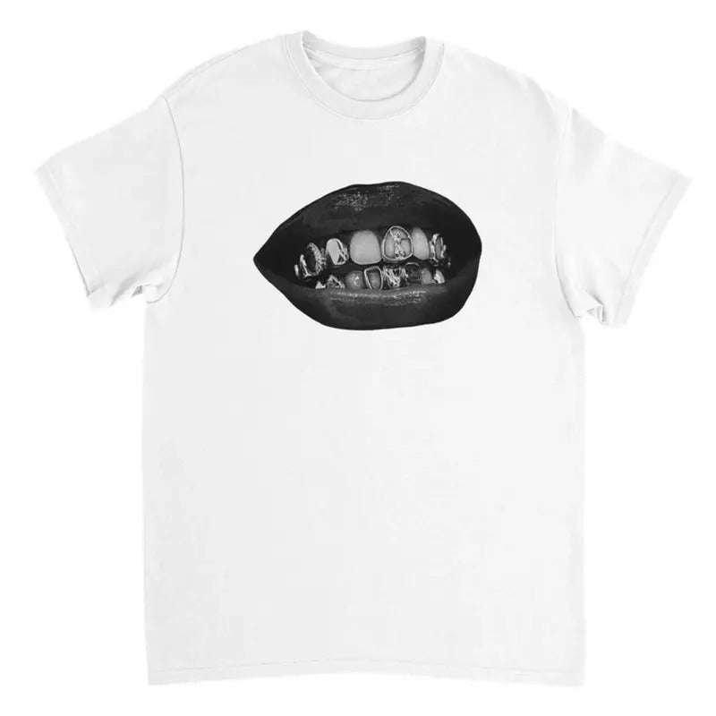 grillz - white t-shirt, Free Shipping, All Size S to 3XL Hoodie, Sweatshirt | WearSparks.com