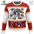 Gundam Wing Sprites Ugly Sweater 2025