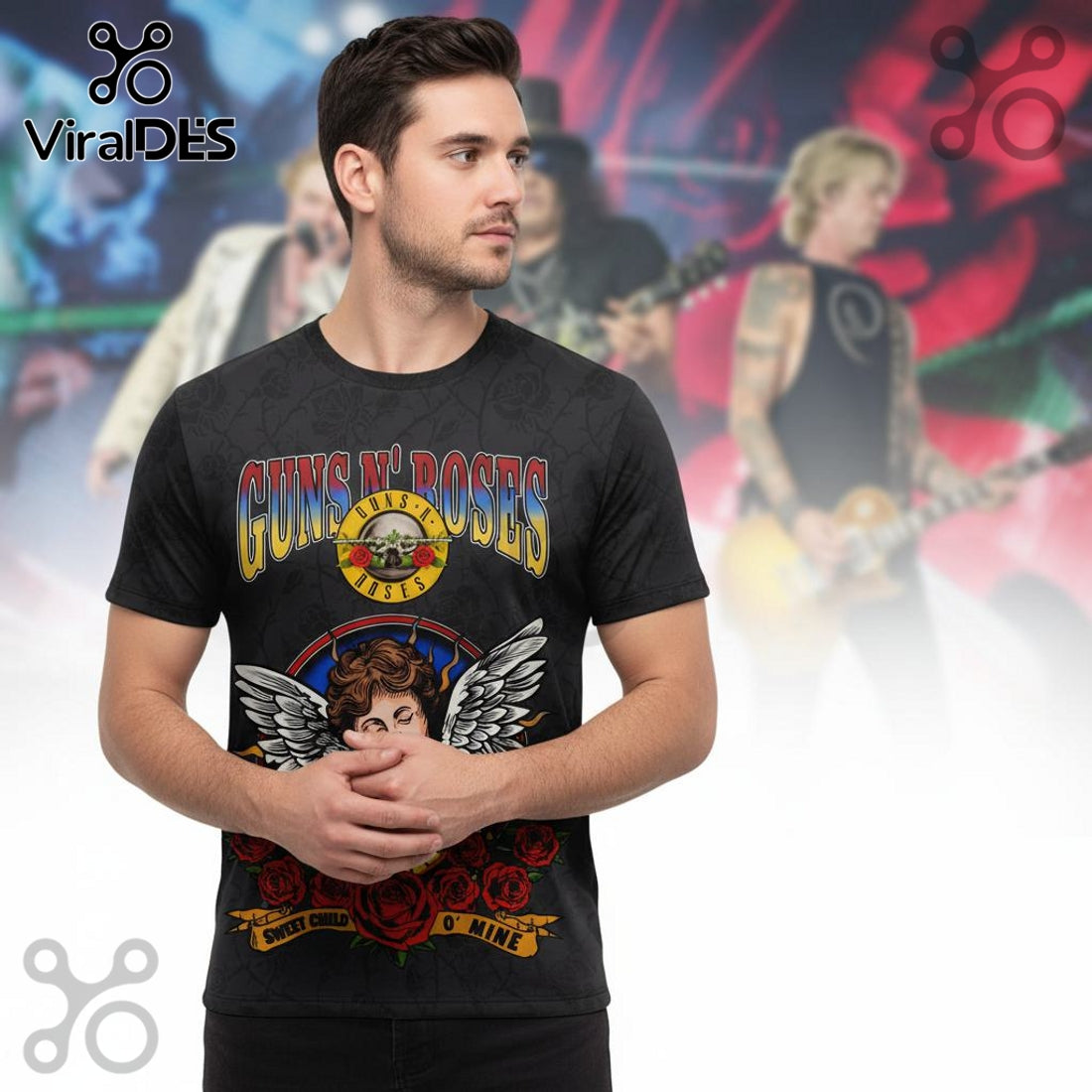 Guns N’ Roses World Tour 2026 3D T-Shirt