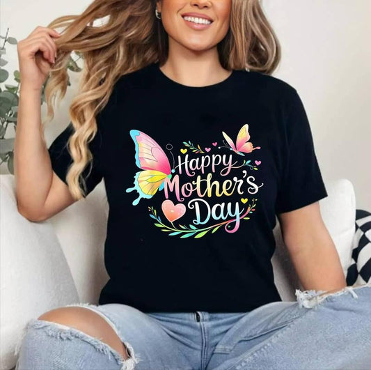 happy mothers day for women, For Mother's Day Mom Gifts T-Shirt [Unisex Cotton, Short Sleeve, Crewneck, Top Womenswear]
