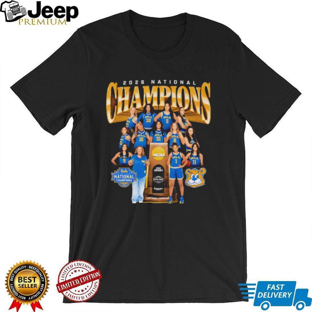 UCLA Bruins 2026 NCAA Women’s Basketball National Champions T Shirt