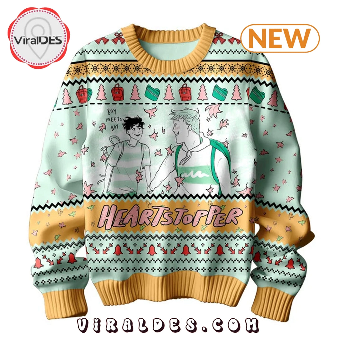 Heartstopper Hi Hi 2024 Christmas Ugly Sweater