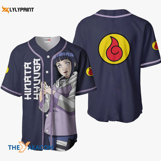 Hinata Hyuuga Naruto Anime Gift Christmas For Fan Baseball Jersey Shirt - lylyprint.com