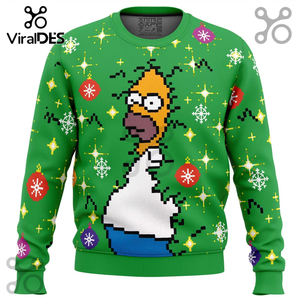 Homer Bush Meme The Simpsons Ugly Sweater 2025