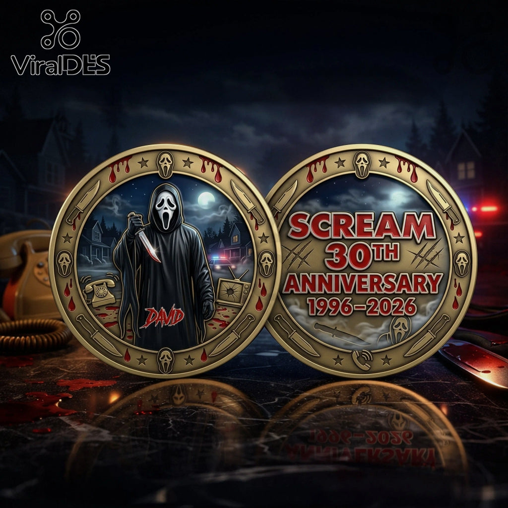 Horror Scream 30th Anniversary Limited Edition Collectible Coin