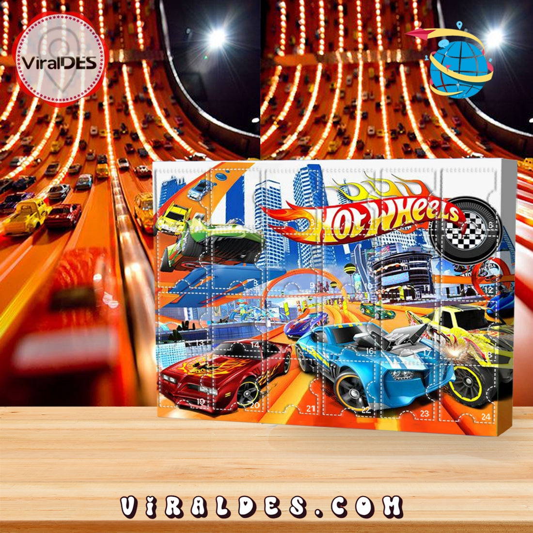 Wheels Advent Calendar, 24 Gifts Are In It