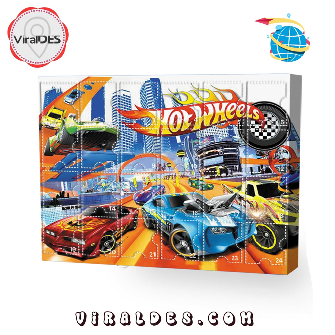 Wheels Advent Calendar, 24 Gifts Are In It