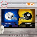 House Divided Custom Doormat